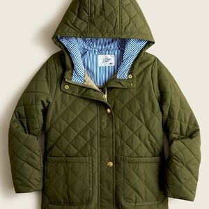 J.Crew crewcuts Quilted Hooded Jacket - size M